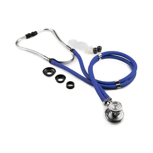 Estetoscopio McKesson Sprague pieza de pecho de doble cara, tubo de 22", azul real - Imagen 1 de 4