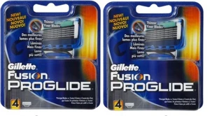 8 Gillette FUSION Proglide Razor Blades Cartridges Refills Shaver Fits Flexball - Picture 1 of 5
