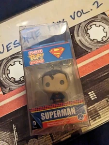 Superman- Pocket Pop! Keychains - Vaulted W/Protector  - Picture 1 of 7