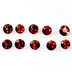 0.85 ct (10 pcs Lot) CALIBRATED SIZE(2 x 2 mm) Round Padparadscha Sapphire - Picture 1 of 2