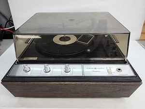 VINTAGE General Electric Turntable Record Player P377g GE Retro Prop - UNTESTED - Picture 1 of 24