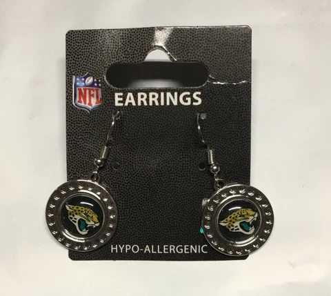 Jacksonville Jaguars NFL Dangle Earrings Cover