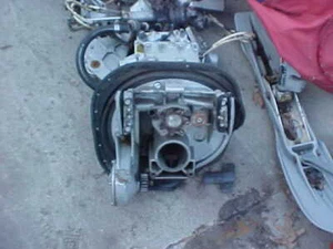 OMC Stringer Cable Shift Intermediate Housing 800 Series With Trim Motor.  - Picture 1 of 11