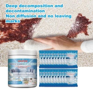Fabric Sofa Couch Cleaning Tablets Stain Remover ~с ι; A3Z7 S8L6 Z8F7 - Picture 1 of 18