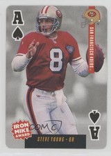 1995 Bicycle Ditka's Picks Playing Cards Steve Young #AS HOF