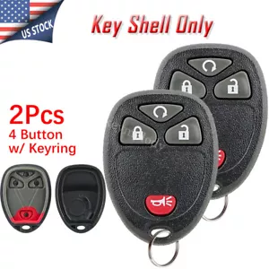 2 for 2007 2008 2009 2010 2011 2012 2013 GMC Sierra 1500 2500 Key Fob Case Cover - Picture 1 of 11