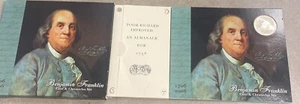 Moneda de plata Franklin Scientist 2006-P prueba de $1, 4 sellos, 1 grabado, OGP/COA - Imagen 1 de 15