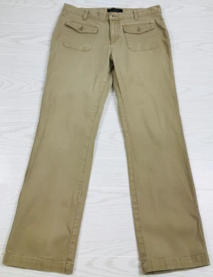 Vintage Riveted By LEE Utility Pants Women Size 12 Brown Canvas Hiking Retro Y2K - Image 1 of 4