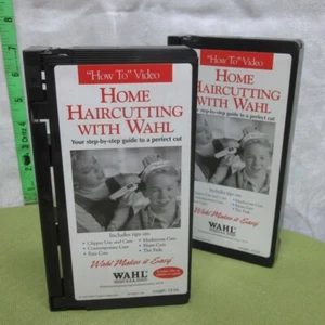 WAHL barbering Home Haircutting VHS fashion instructional '95 clipper Blunt Cuts - Imagen 1 de 1