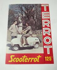 Prospectus Catalogue Brochure Moto Terrot 125 Scooterrot 1955