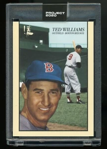 Topps Project 2020 Ted Williams by Oldmanalan #90 With Box - Picture 1 of 2
