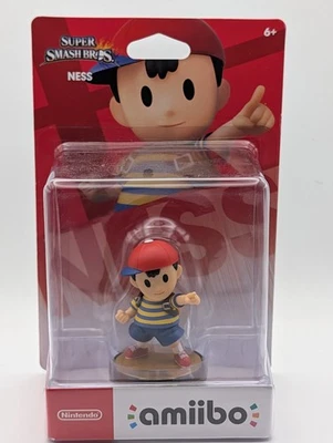 Nintendo Amiibo NESS Super Smash Bros Figure New/Sealed Foto 1 de 4