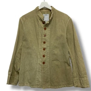 Visvim 14SS Lugli Jacket Damaged Chino size 2 beige Made in Japan - Picture 1 of 10