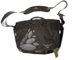 Osprey Flap Jill 17L Courier Messenger Laptop Bag Black 16” x 12” Padded Black - Picture 1 of 24