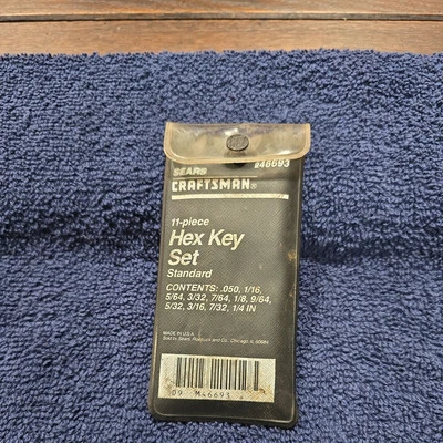 Vintage Sears Craftsman 946693 11 Piece Hex Key Set (13 pcs) - Image 1 of 4