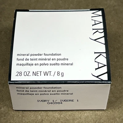 NEW - Mary Kay .28oz Mineral Powder 040984 Foundation Ivory 1 - Image 1 of 4