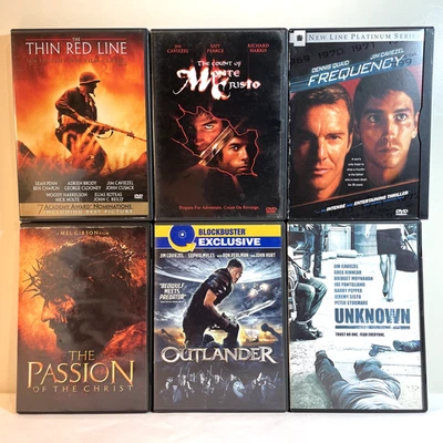 6 JIM CAVIEZEL MOVIES (DVD Lot) Action Adventure Drama History Sci-Fi War - Image 1 of 4