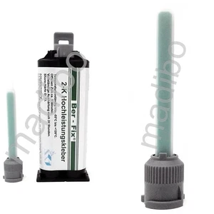 52,00 euros por 100 g Ber-Fix 2K juego de adhesivos de alto rendimiento - Contenido: 50 g Open Ze - Imagen 1 de 1