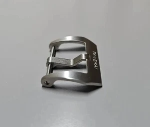 Panerai 22mm OEM Brushed Stainless Steel Tang Buckle 22MM PAV00627 SWISS MADE - Picture 1 of 6