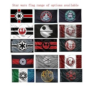 Galactic Empire,Jedi Order,Rebel Alliance,Old Republic Star Wars Flag 3x5 banner