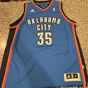 Adidas Kids Youth Size XL OKC Thunder Kevin Durant #35 Stitched Swingman Jersey - Picture 1 of 8