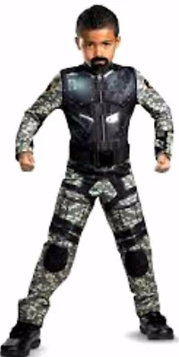 G.I. Disfraz de Joe Roadblock para niño mediano (7-8) - nuevo con etiquetas Foto 1 de 2