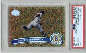 2011 TOPPS COGNAC DIAMOND ANNNIVERSARY JACKIE ROBINSON DODGERS PSA 10 LOW POP - Picture 1 of 2