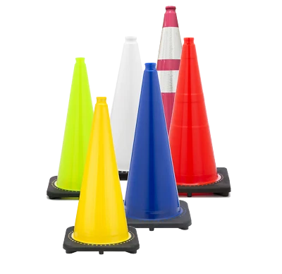 JBC Revolution Traffic Cones - Premium PVC - Safety Cones - Traffic Pylons - Image 1 of 4