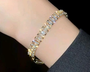 Impresionante pulsera glamorosa de circonitas cúbicas - Imagen 1 de 5