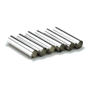 Kit 6 Stampi Cannolo Romano 12x2,5 cm Acciaio Inox - Foto 1 di 1