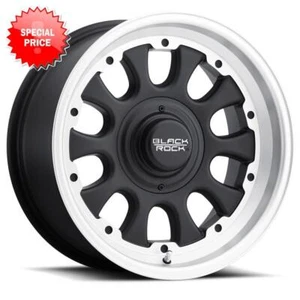 BLACK ROCK 909S Type D Rim 17X8 5X114.3/5X120.65 Offset 0 Silver (Quantity of 1) - Picture 1 of 2