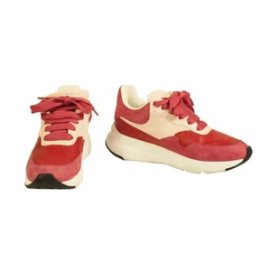 ALEXANDER MCQUEEN Oversized Runner Low-Top Sneakers JOEY Red & Pink size 37,5 - Picture 1 of 9