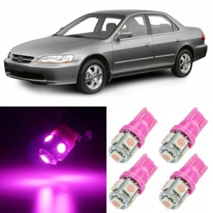 Paquete de 14 luces LED interiores ultra rosas para Honda Accord 1998-2002 + HERRAMIENTA - Imagen 1 de 9