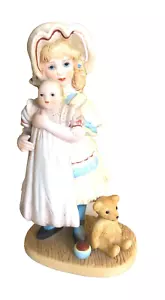 Figura, ""Jenny and Her Bye-Lo Doll", por Jan Hagara, 1982, firmada dos veces - Imagen 1 de 8