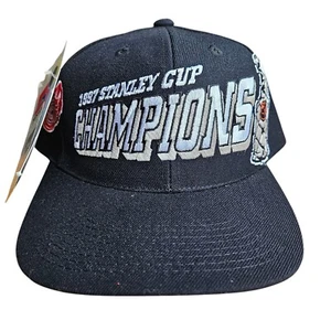 Vintage Detroit Red Wings Sports Specialties 97 Stanley Cup Grid Snapback Hat - Picture 1 of 9