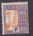 Guadeloupe 1928 - Affranchissement Deux - 10c Mauve - SG D44 - Charnière comme neuf (F15D)