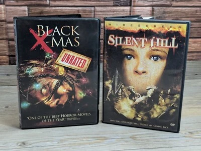 Silent Hill Widescreen & Black X-Mas Unrated 2 DVD Horror Lot - Image 1 of 4