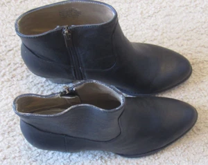 Women's Size 6 1/2, CHAPS Ankle Boots, 2 1/2 inch heel, Black; NEW no Box - Picture 1 of 10