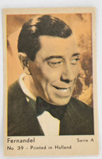 1964 Dutch Gum Series A Printed in Holland #39 Fernandel (E)