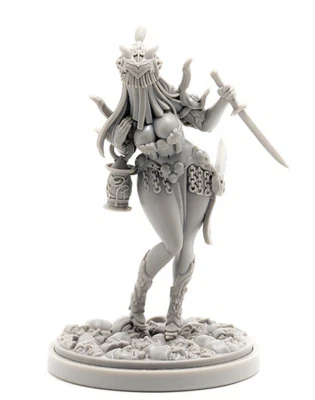 █ Pinup Faceless Survivor 30mm Kingdom Death Resina Sin Montar WH404 Foto 1 de 2
