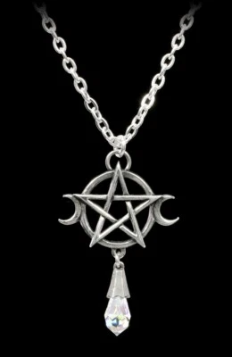 Alchemy Pentagramm Halskette - Goddess - Gothic Kette Collier Halsschmuck - Bild 1 von 3