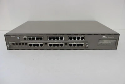 BAY NETWORKS AT2202E01 BAYSTACK 100BASE-T HUB 24 PORT WITH MODULE AT2204001 - Image 1 of 4