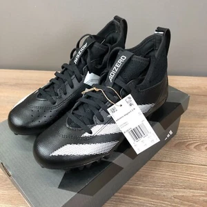 Adidas Adizero Impact. 2 Big Kids Football Cleats Size 5 Black/ White IF2519 - Picture 1 of 13
