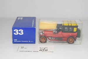A61 1:43 RIO 33 1908 MERCEDES-BENZ LIMOUSINE 70 HP RED WITH BLACK MIB - Picture 1 of 10
