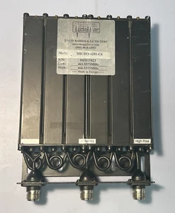 50W UHF 6 Cavity Duplexer N Connector FREE tuning radio repeater 400 - 480Mhz - Zdjęcie 1 z 3
