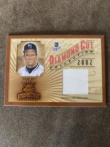 2002 Diamond Cut Collection George Brett Bat Relic #DC-33 Ser #ed 73/300