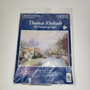 Vintage Candamar Designs Cross Stitch Thomas Kinkade Lamplight Brooke 50837 - Picture 1 of 4