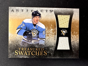 2010-11 UD ARTIFACTS SIDNEY CROSBY TREASURED SWATCHES DUAL RELIC /150
