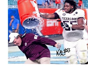 Kenyon Green Texas A&M Aggies signed autograph 8x10 football photo 2022 Draft c - Picture 1 of 1