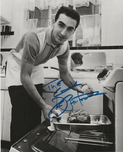 JOE PEPITONE YANKEES SIGNED 8X10 COOKING ROASTBEEF MOMS HOUSE 1963 INSC THE COOK - Picture 1 of 2
